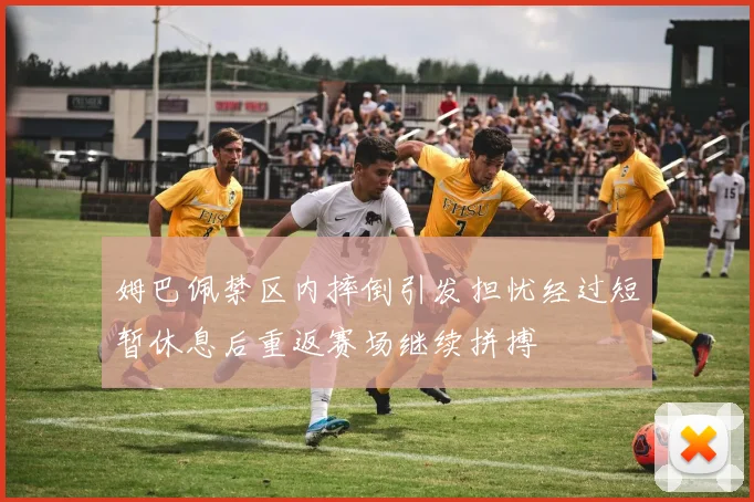 姆巴佩禁区内摔倒引发担忧经过短暂休息后重返赛场继续拼搏